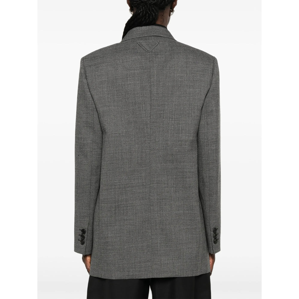 Prada Grey Jackets - Blazers Women