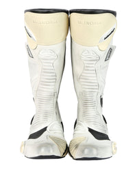 Balenciaga Mens Distressed Biker Boots