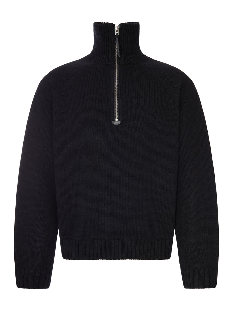 Tom Ford Men Cashmere Wool Half-Zip Sweater
