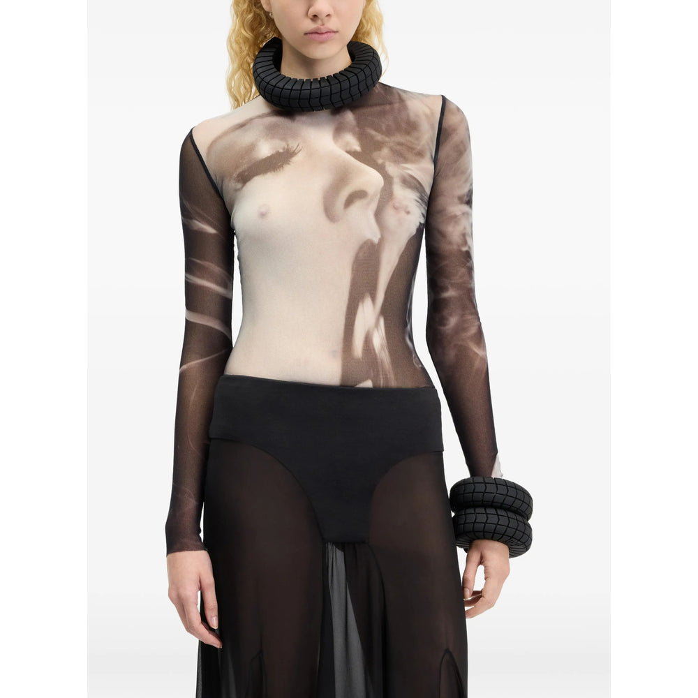 Jean Paul Gaultier Jean Paul Gaultier Black Tops - T-Shirts & Jerseys Women