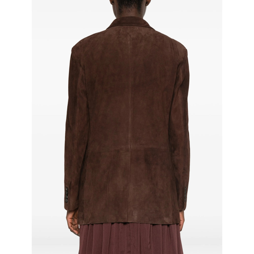 Tagliatore Brown Jackets - Leather Jackets Women