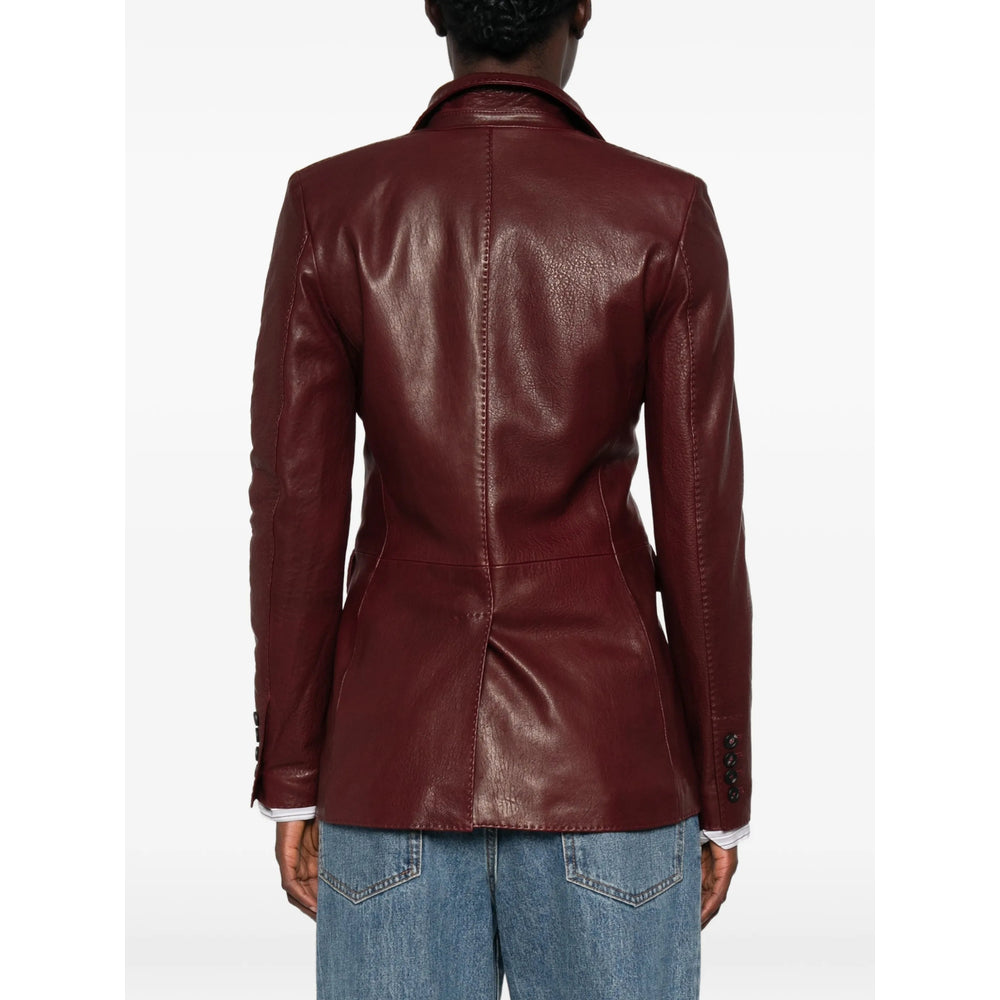 Tagliatore Red Jackets - Leather Jackets Women