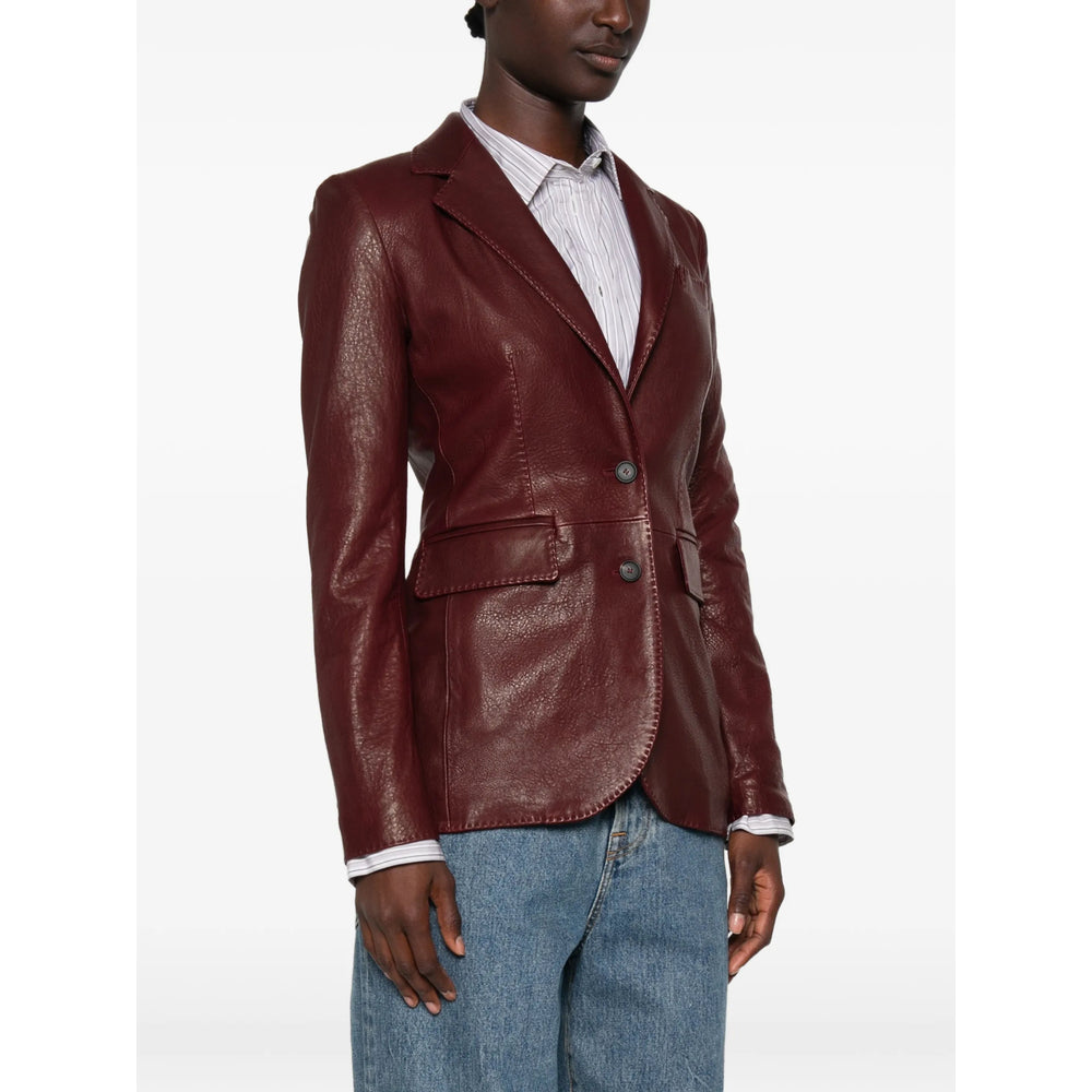 Tagliatore Red Jackets - Leather Jackets Women