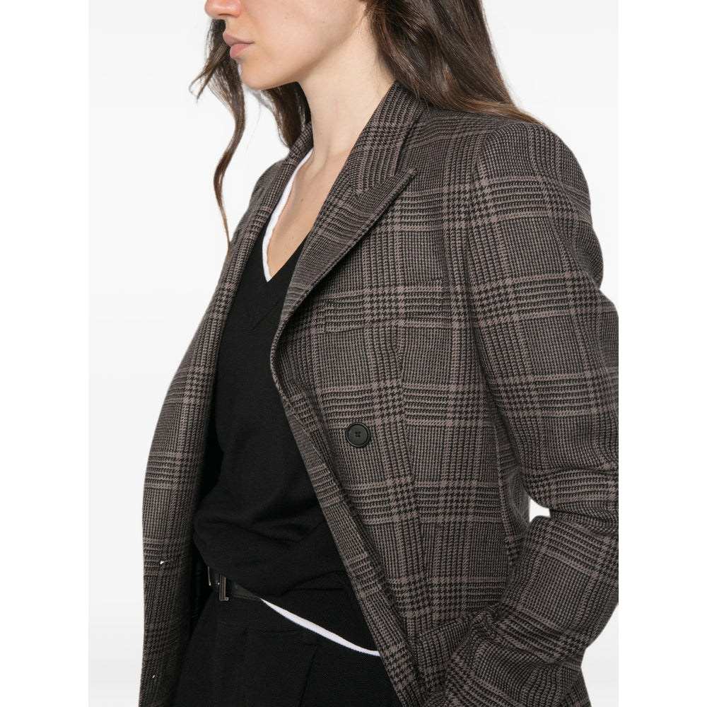 Tagliatore Tagliatore Brown Jackets - Blazers Women