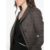 Tagliatore Tagliatore Brown Jackets - Blazers Women
