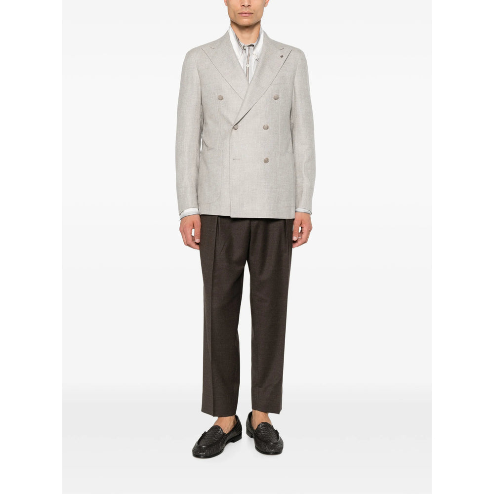 Tagliatore Grey Jackets - Blazers Men
