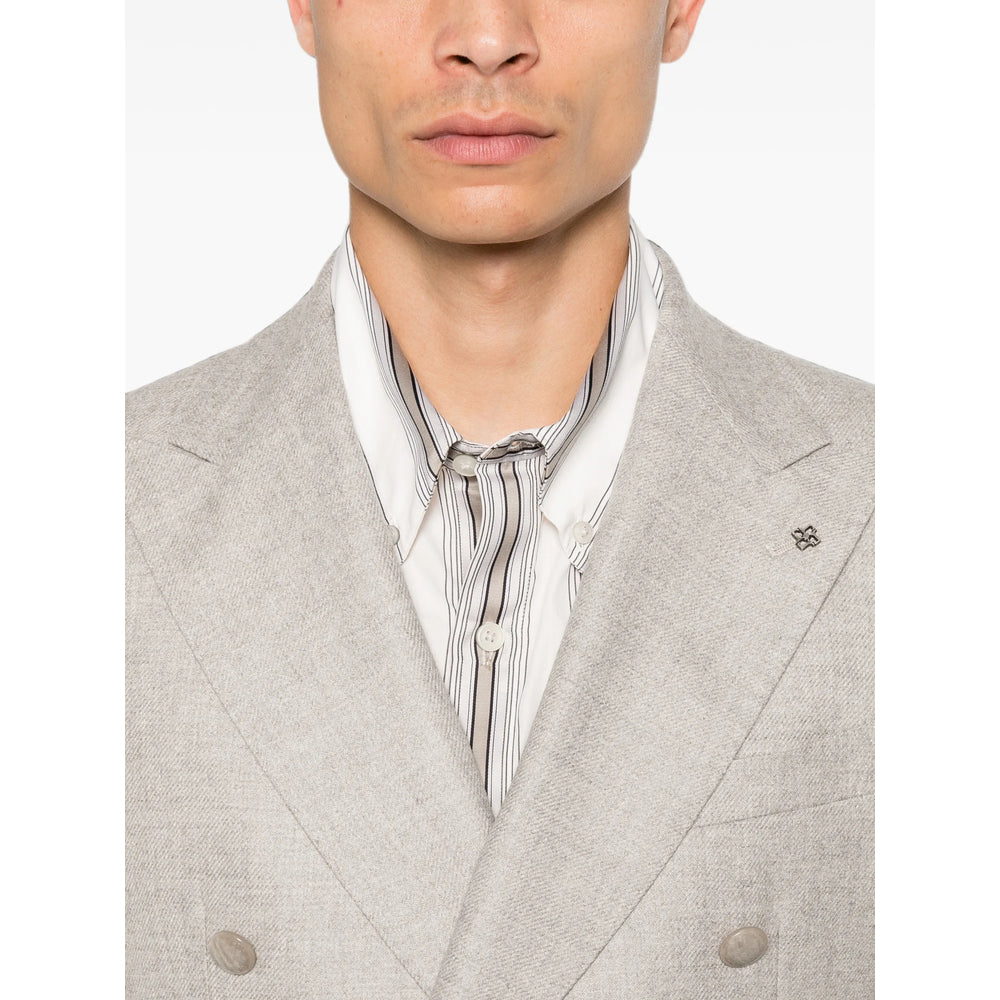Tagliatore Grey Jackets - Blazers Men