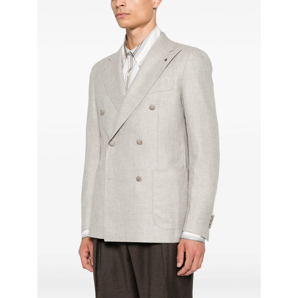 Tagliatore Grey Jackets - Blazers Men