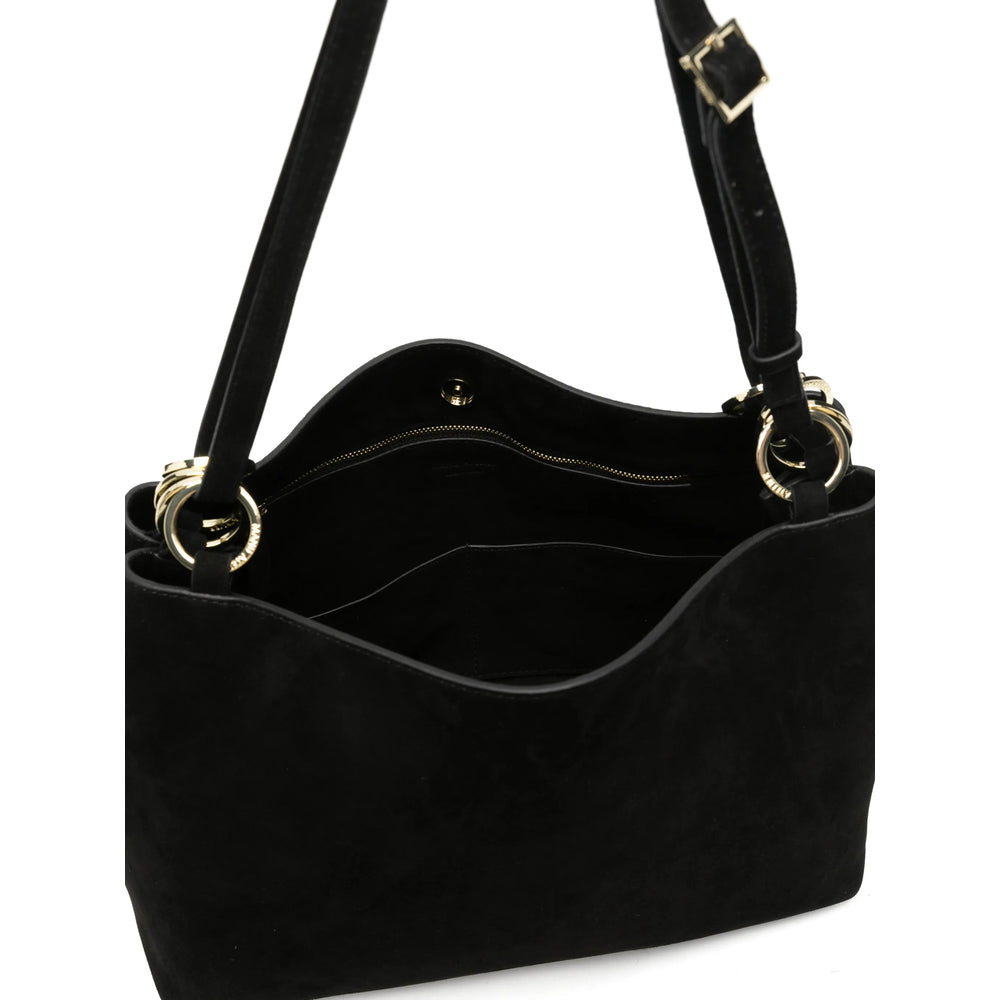 Manu Atelier Black Shoulder Bags Women