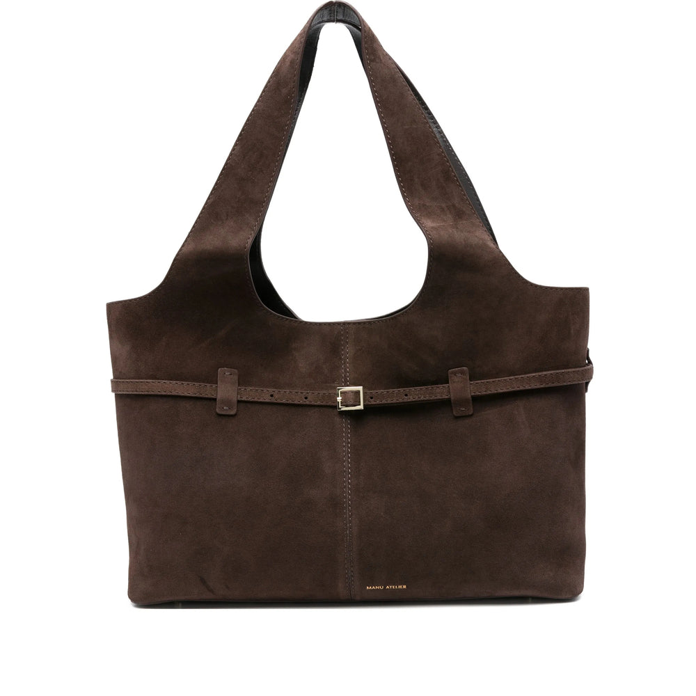 Manu Atelier Brown Tote Bags Women