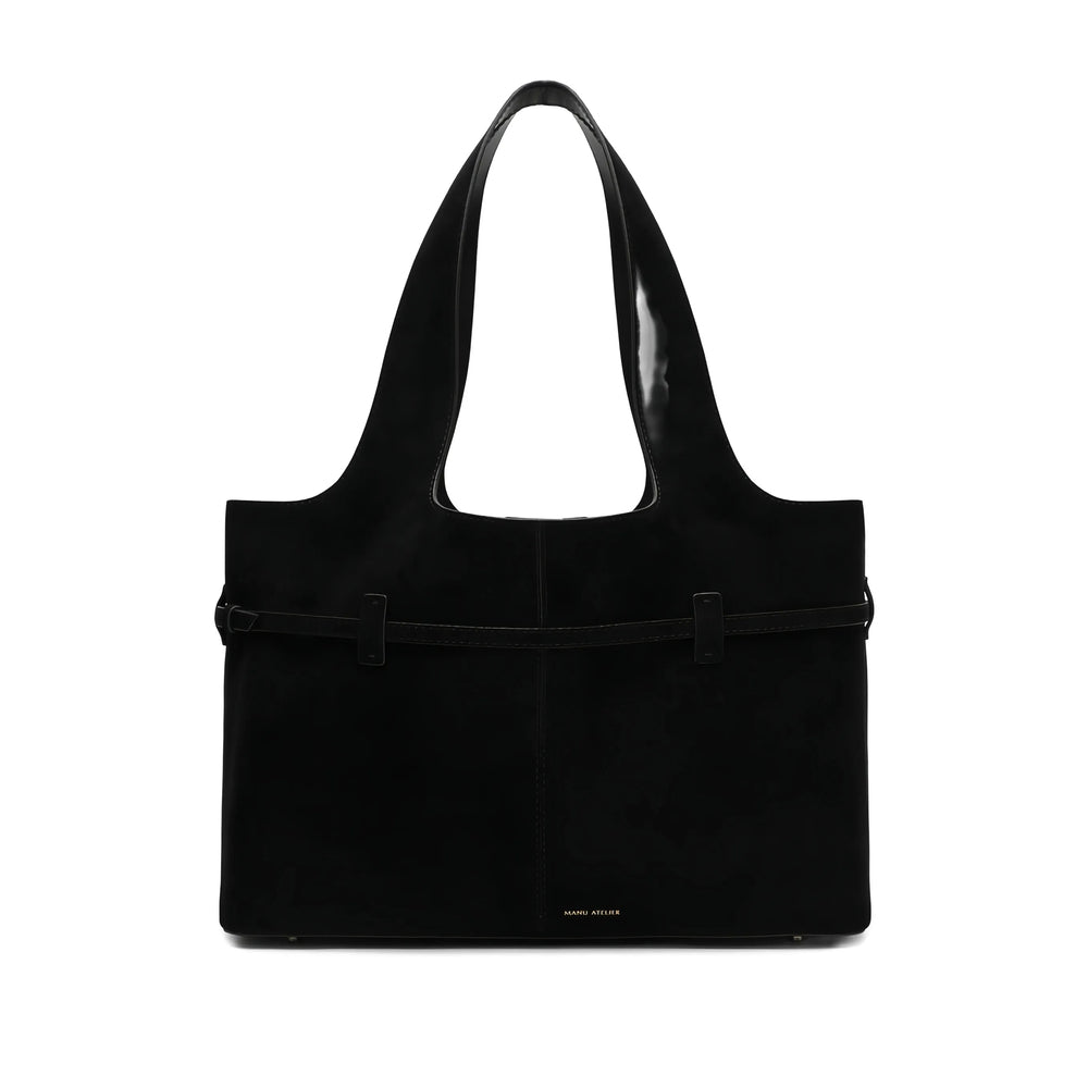 Manu Atelier Black Tote Bags Women