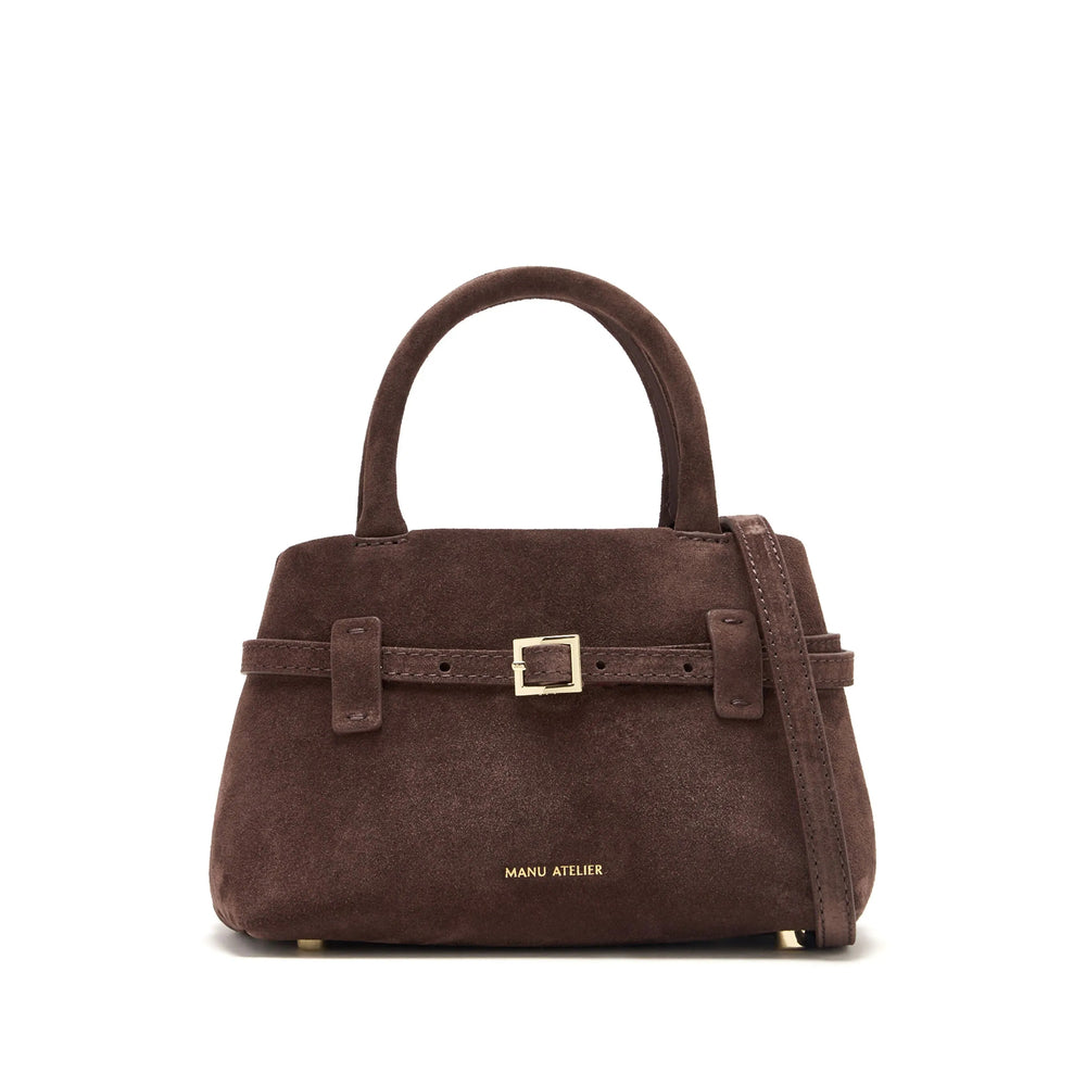 Manu Atelier Manu Atelier Brown Tote Bags Women