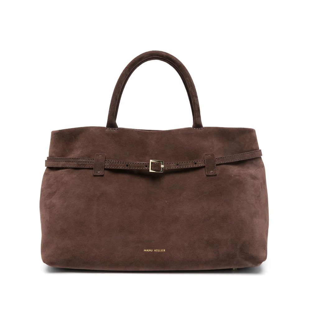 Manu Atelier Manu Atelier Brown Tote Bags Women