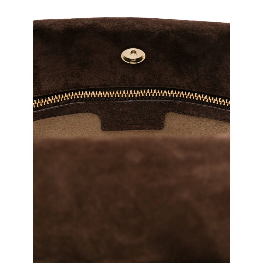 Manu Atelier Manu Atelier Brown Tote Bags Women
