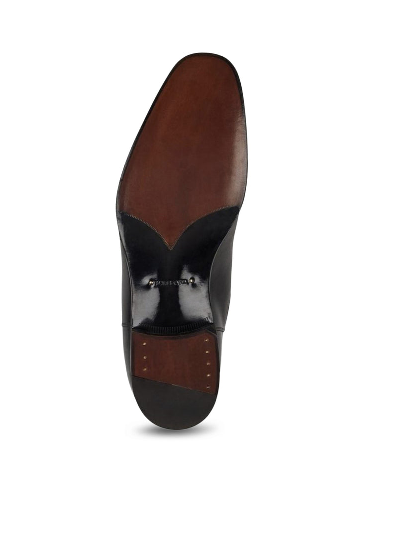 Tom Ford Tom Ford Men Burnished Leather Edgar Chelsea Boot