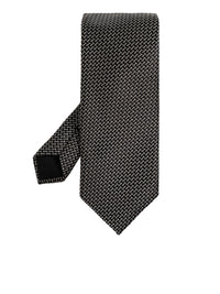 Tom Ford Tom Ford Men Silk Tie With Geometric Pattern
