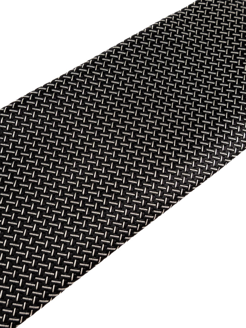 Tom Ford Tom Ford Men Silk Tie With Geometric Pattern