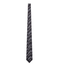 Tom Ford Tom Ford Men Silk Tie With Diagonal Stripes