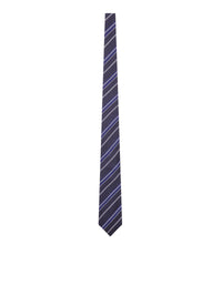 Tom Ford Tom Ford Men Silk Tie With Diagonal Stripes