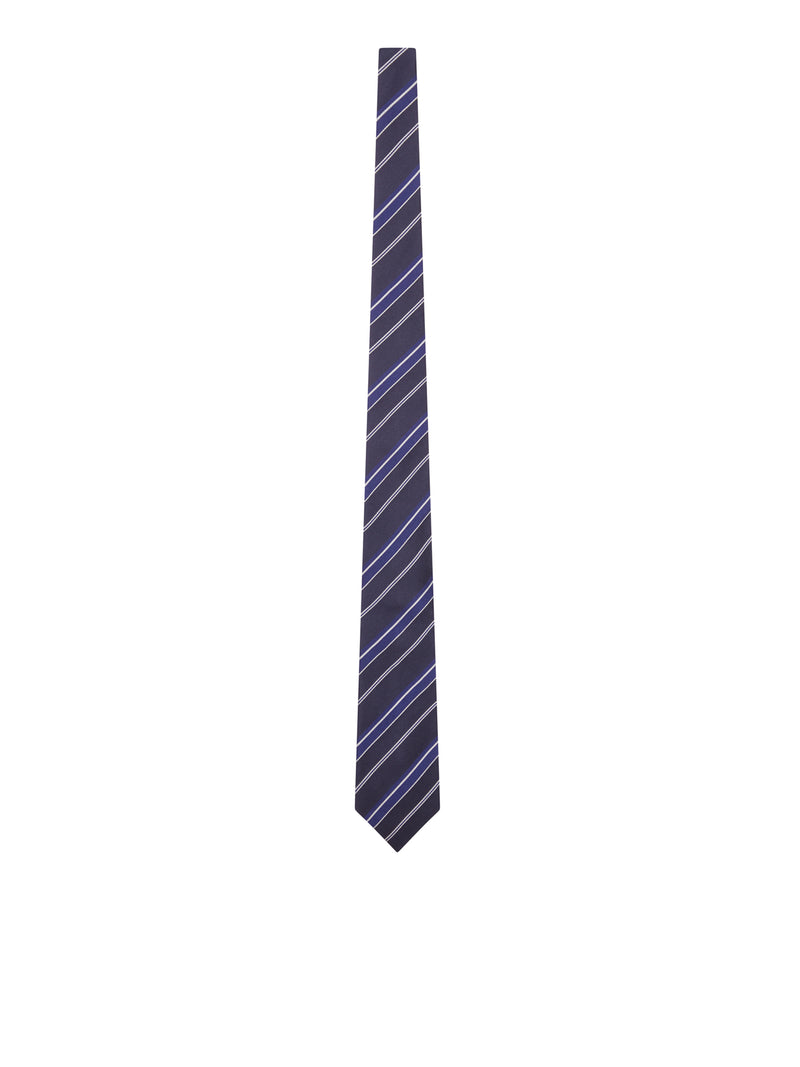 Tom Ford Tom Ford Men Silk Tie With Diagonal Stripes