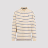 Prada Striped Piqué Polo Men
