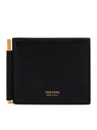 Tom Ford Tom Ford Men Soft Grain Leather Money Clip Wallet