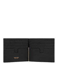 Tom Ford Tom Ford Men Hammered Leather Wallet With Money Clip