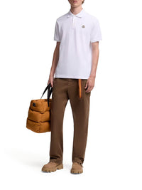 Moncler Moncler Men Cotton Piquet Polo Shirt With Logo Patch