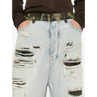 Amiri Amiri Blue Denim - Wide-Leg Jeans Men
