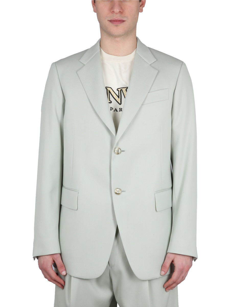 Lanvin Men Single-Breasted Boxy Jacket