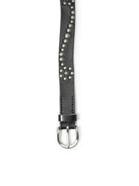 Our Legacy Men Star Fall Belt In Black Leather