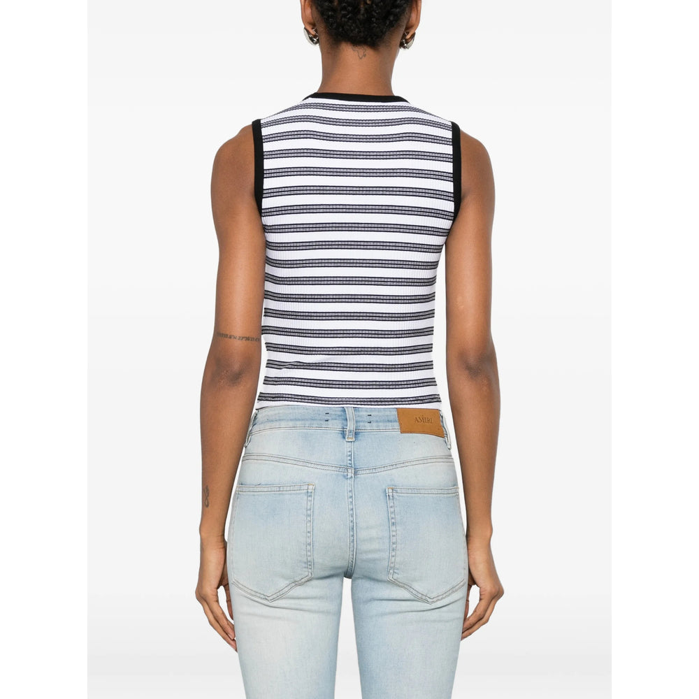 Amiri Amiri White Tops - Vests & Tank Tops Women