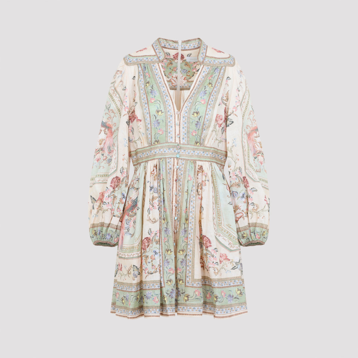Zimmermann Roselight Plunge Mini Dress Women