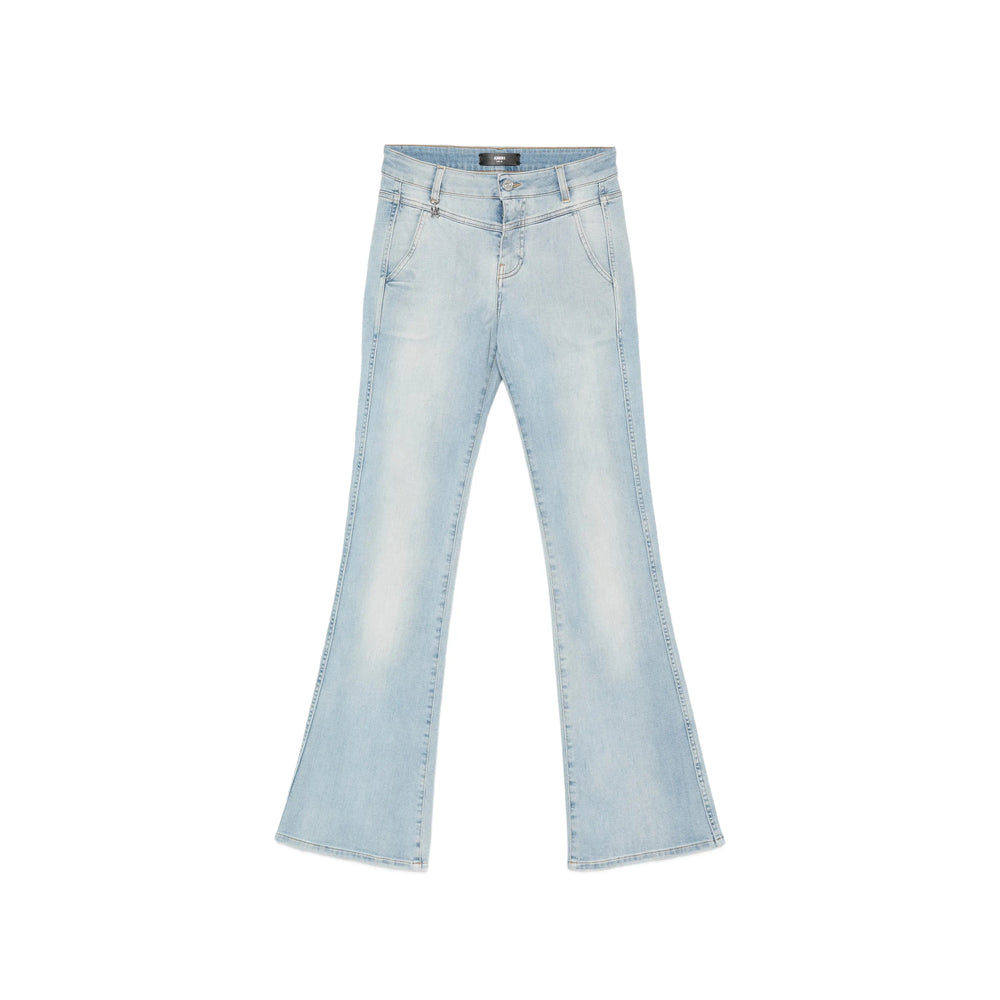 Amiri Amiri Blue Denim - Flared Jeans Women
