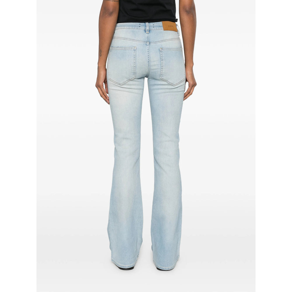 Amiri Amiri Blue Denim - Flared Jeans Women