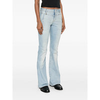 Amiri Amiri Blue Denim - Flared Jeans Women