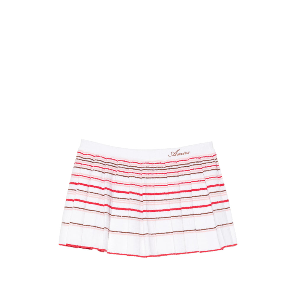 Amiri Amiri White Skirts - Pleated Skirts Women