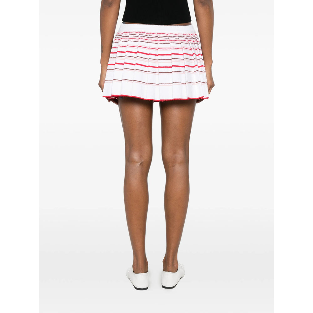 Amiri Amiri White Skirts - Pleated Skirts Women