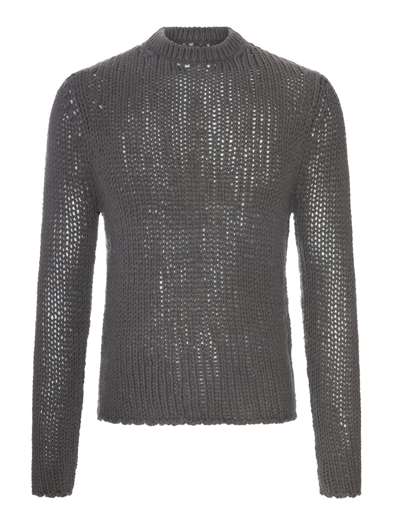 Our Legacy Men Open-Knit Crew-Neck Sweater