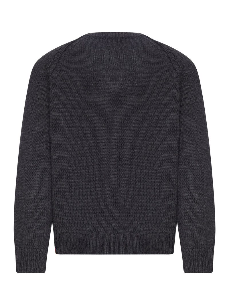 Our Legacy Men Charcoal Merino Wool Sweater
