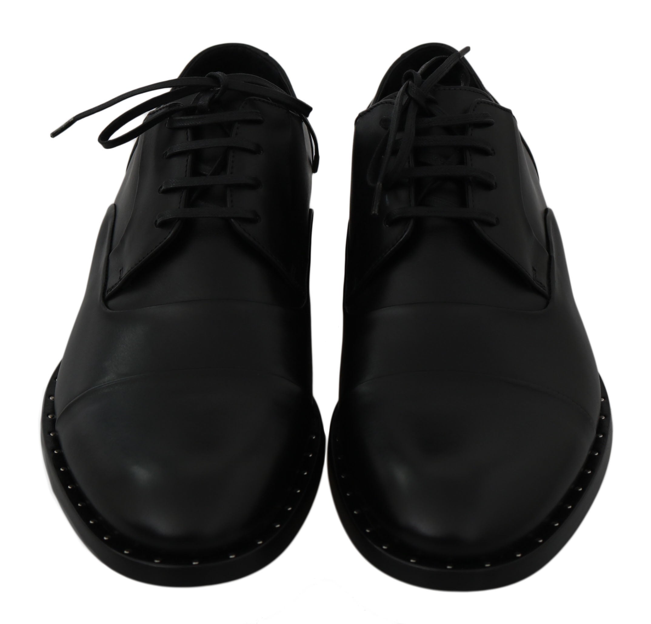 Dolce & Gabbana Dolce & Gabbana Black Leather Derby Formal Men's Shoes