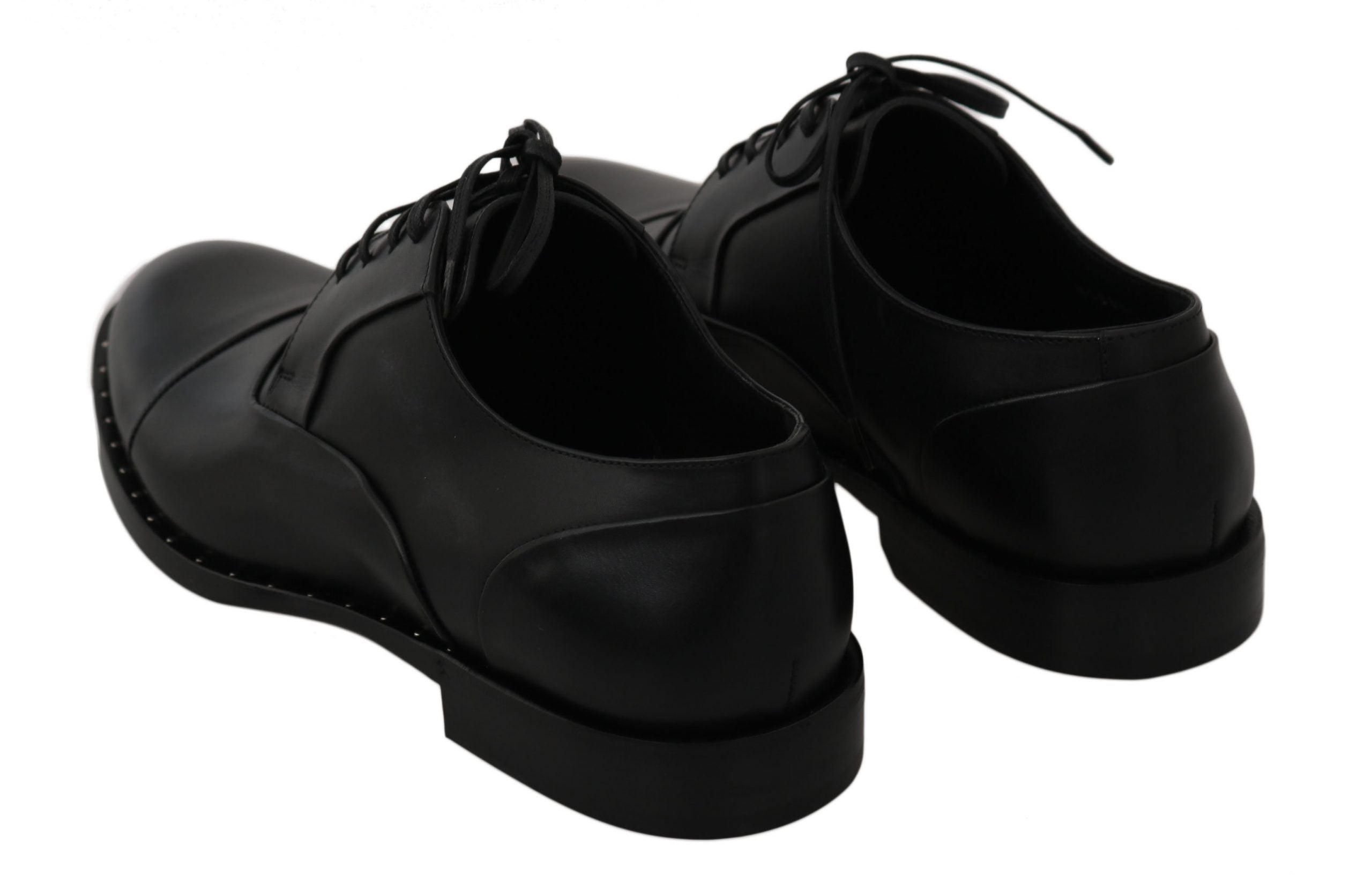 Dolce & Gabbana Dolce & Gabbana Black Leather Derby Formal Men's Shoes
