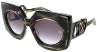 Valentino Valentino Sunglasses BLACK SWIRL/YELLOW GOLD
