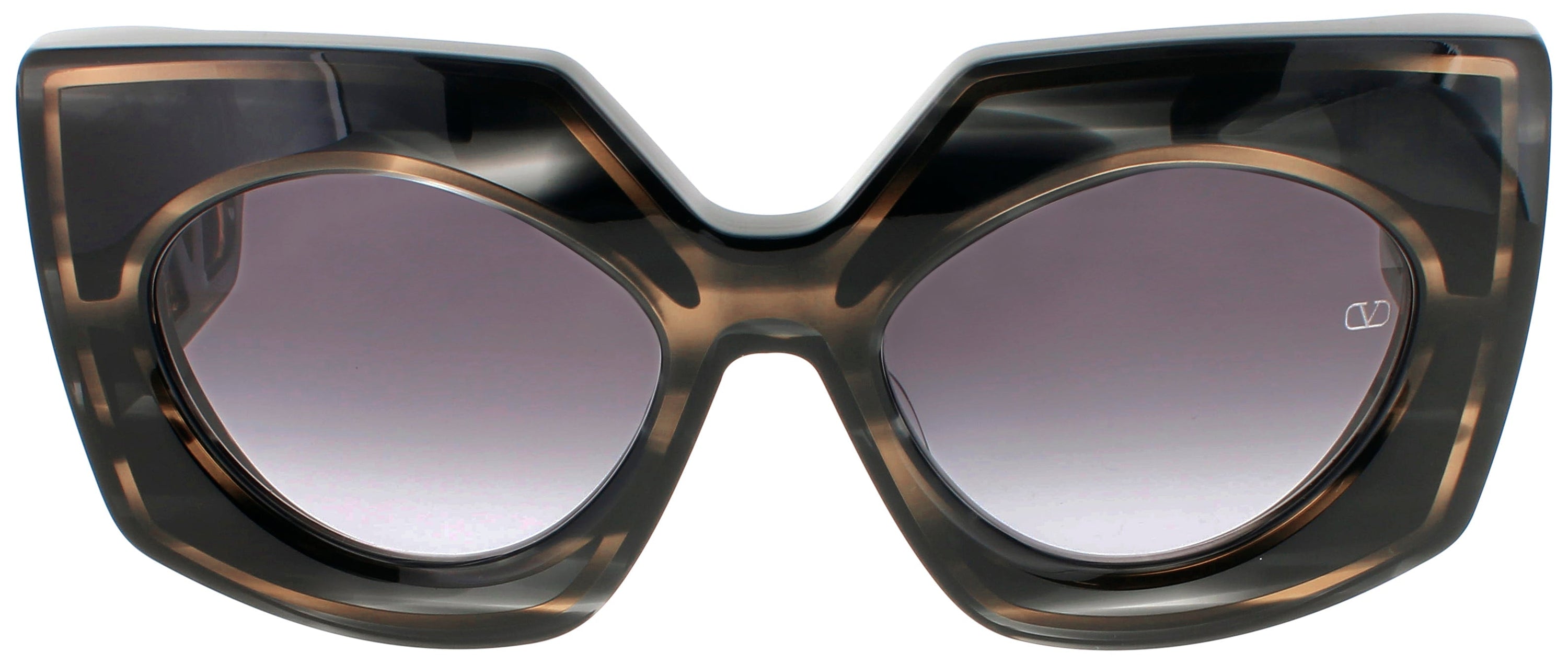 Valentino Valentino Sunglasses BLACK SWIRL/YELLOW GOLD