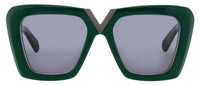Valentino Valentino Sunglasses DARK GREEN/BLACK RHODIUM