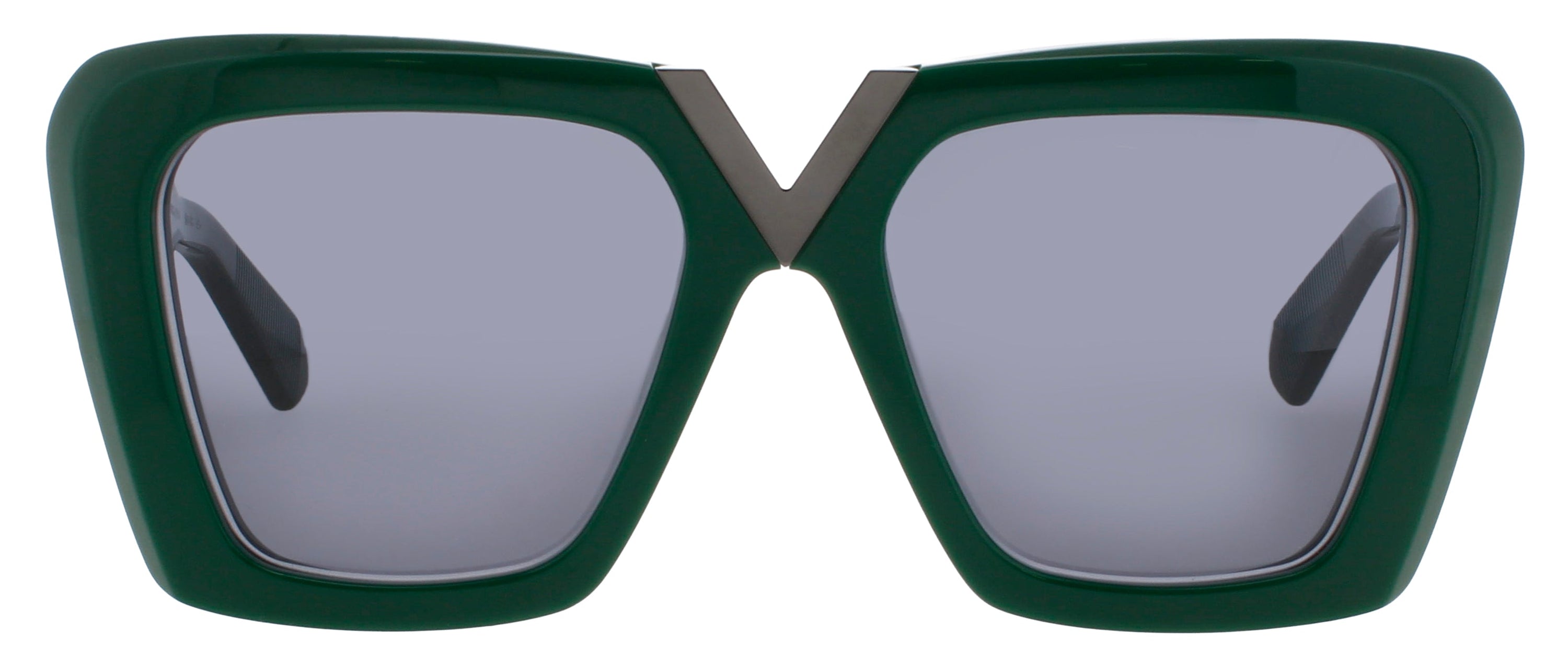Valentino Valentino Sunglasses DARK GREEN/BLACK RHODIUM