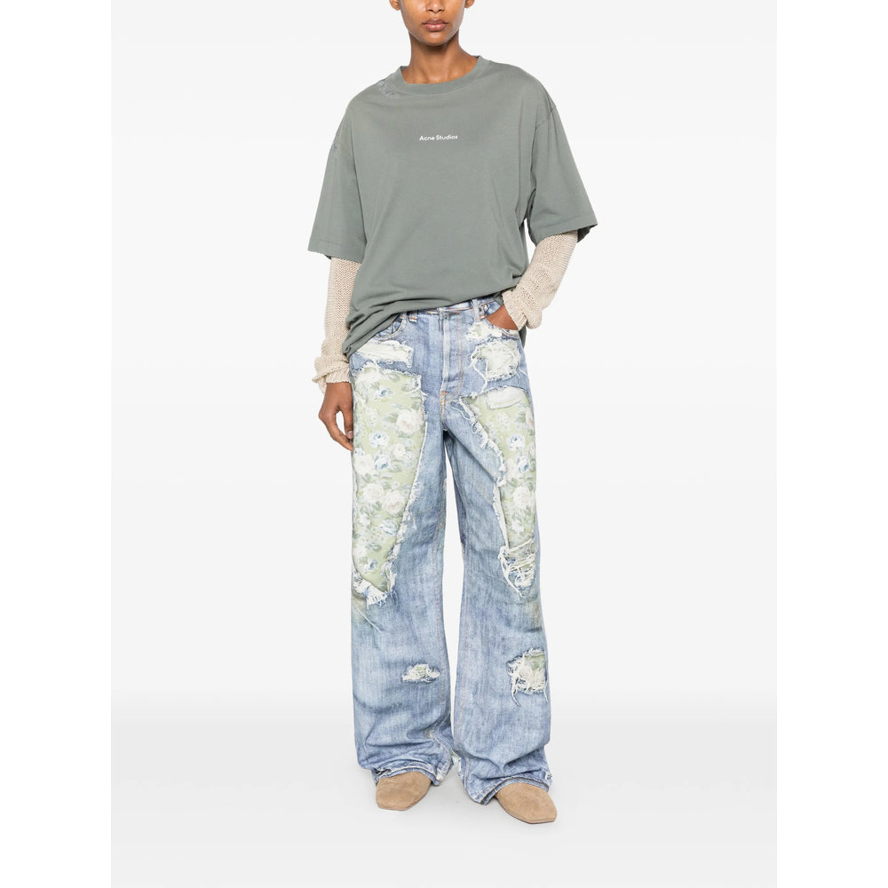 Acne Studios Green T-Shirts & Vests - T-Shirts Men