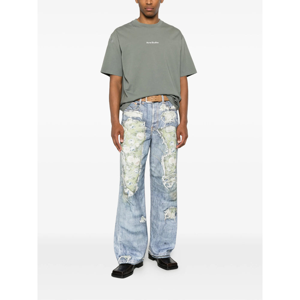 Acne Studios Green T-Shirts & Vests - T-Shirts Men