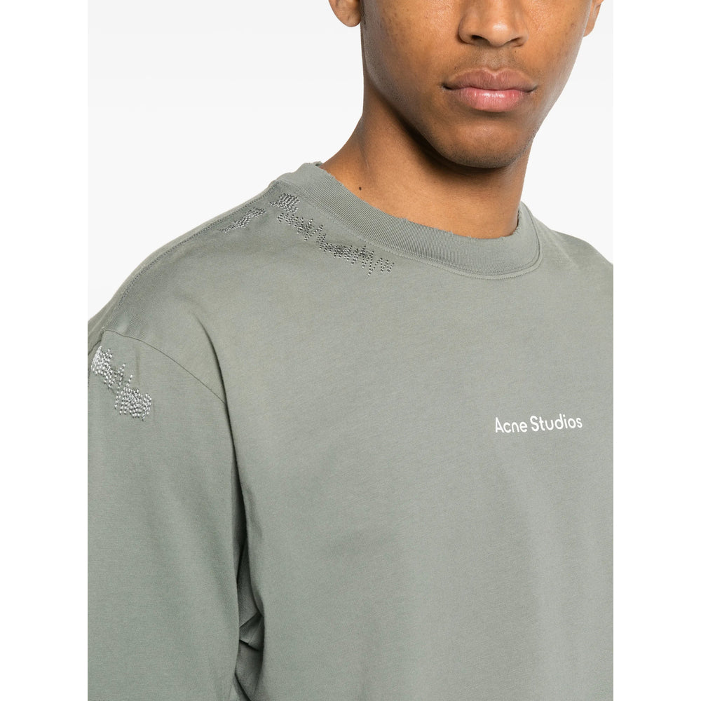 Acne Studios Green T-Shirts & Vests - T-Shirts Men
