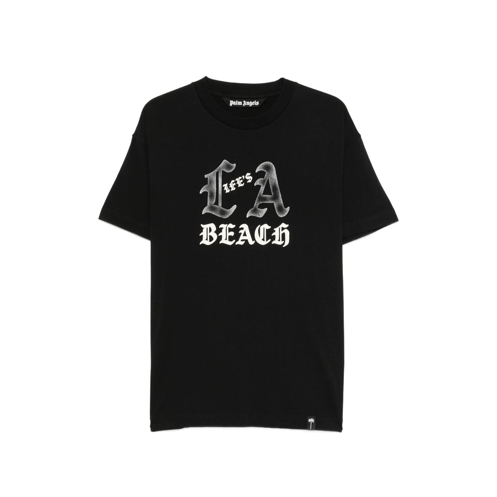 Palm Angels Palm Angels Black T-Shirts & Vests - T-Shirts Men